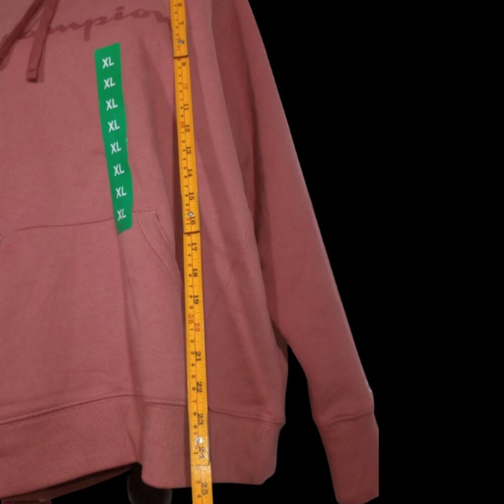 NWT Champion Women's Sandalwood Red Fleece Hoodie Pullover Sweatshirt Size XL - Picture 11 of 11